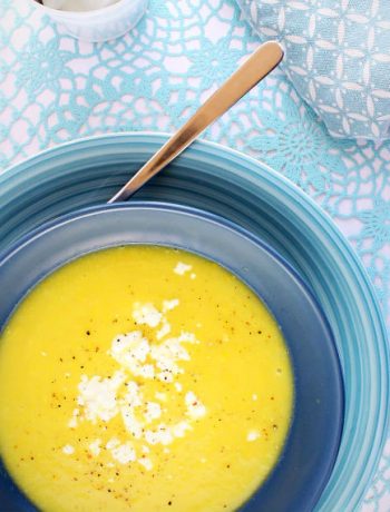 yellow zucchini soup