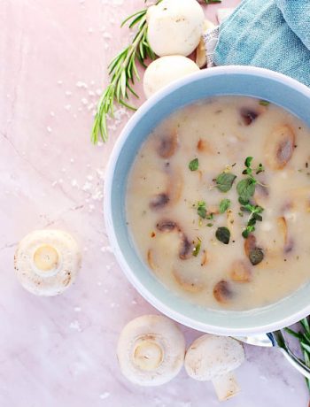 healthy mushroom soup